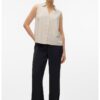 Рокля с лен - без ръкави Vero Moda