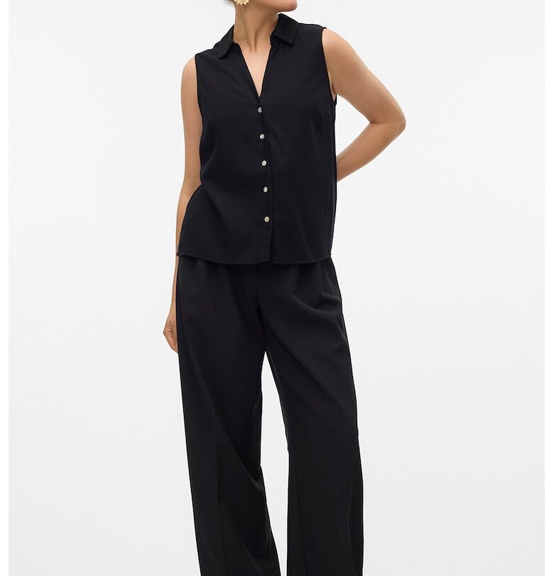 Рокля с лен - без ръкави Vero Moda
