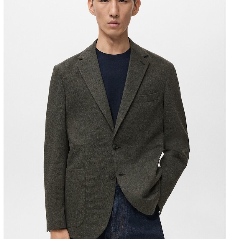 Сако със стандартна кройка Mango