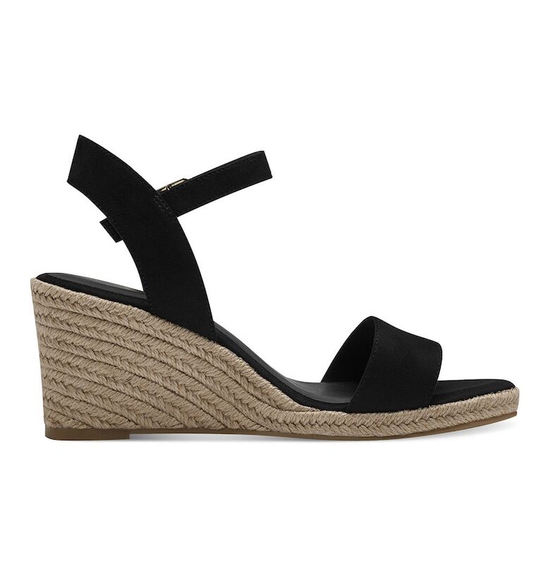 Сандали-еспадрили със скосена подметка Tamaris