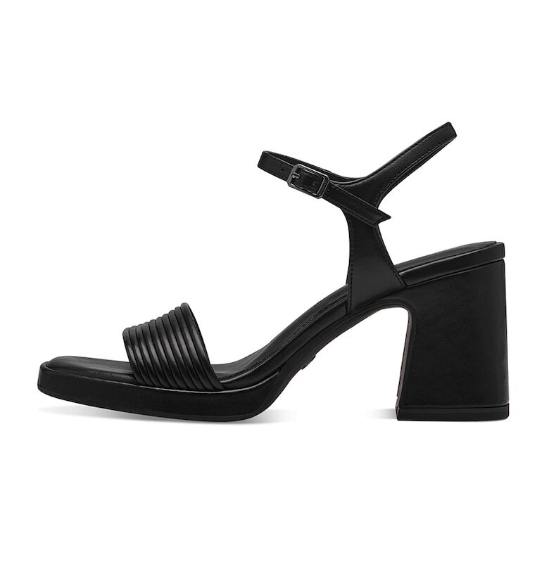 Сандали от еко кожа с масивен ток Tamaris