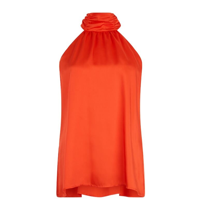 Сатинирана халтер блуза Liu Jo