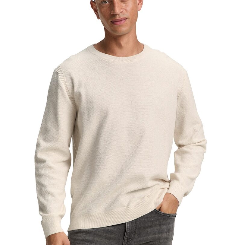 Свободен пуловер с органичен памук Tom Tailor