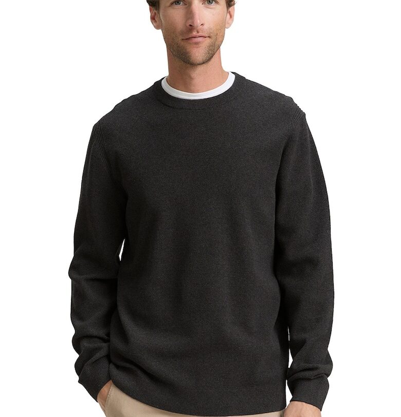 Свободен пуловер с органичен памук Tom Tailor