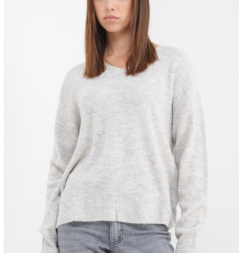 Свободен пуловер с паднали ръкави Vero Moda