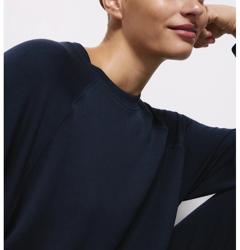 Свободна горна пижамс с реглан ръкави Marks  Spencer