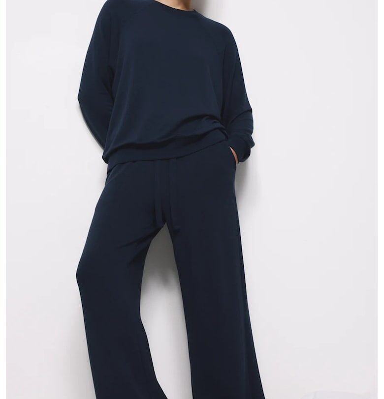 Свободна долна пижама със средновисока талия Marks  Spencer