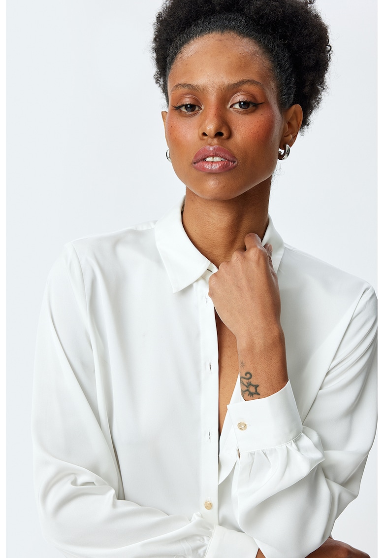 Свободна едноцветна риза KOTON