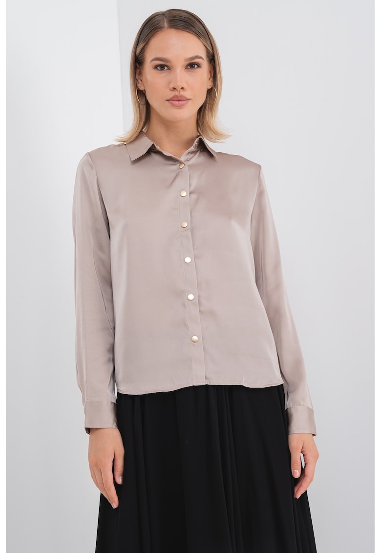 Свободна риза с дълги ръкави Only