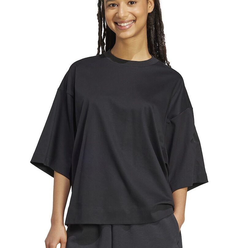 Свободна тениска с паднали ръкави adidas Sportswear