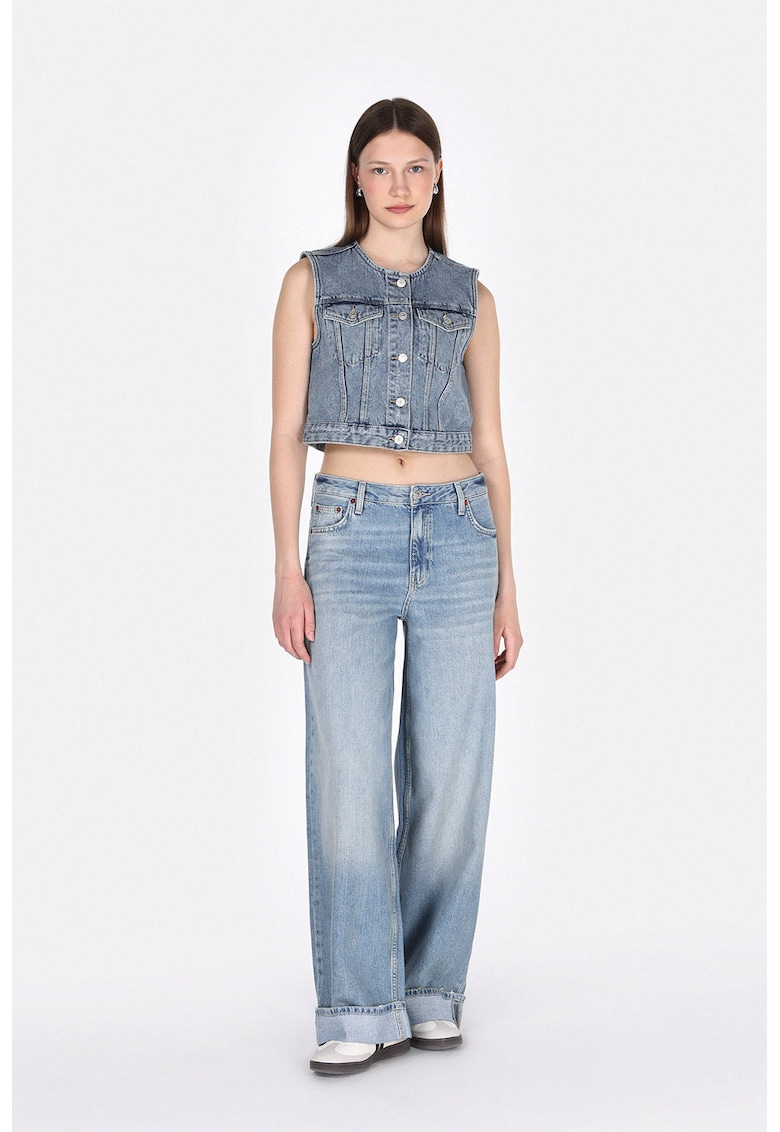 Свободни дънки с миди талия COLINS