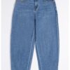 Свободни дънки тип Barrel с висока талия Levis