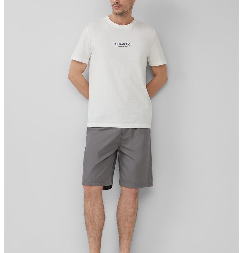 Свободни памучни бермуди с връзка sOliver