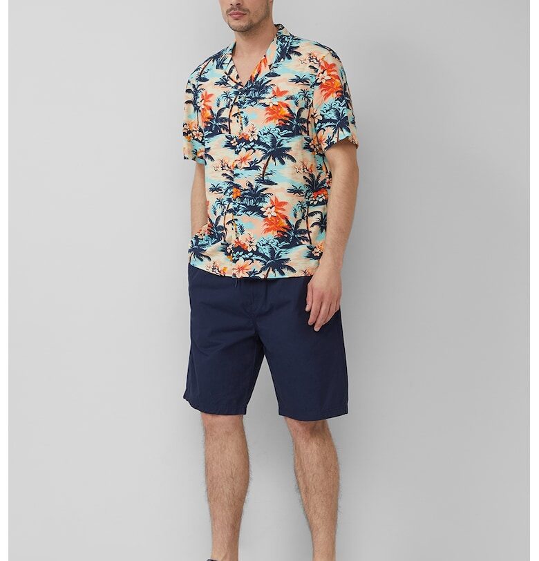 Свободни памучни бермуди с връзка sOliver