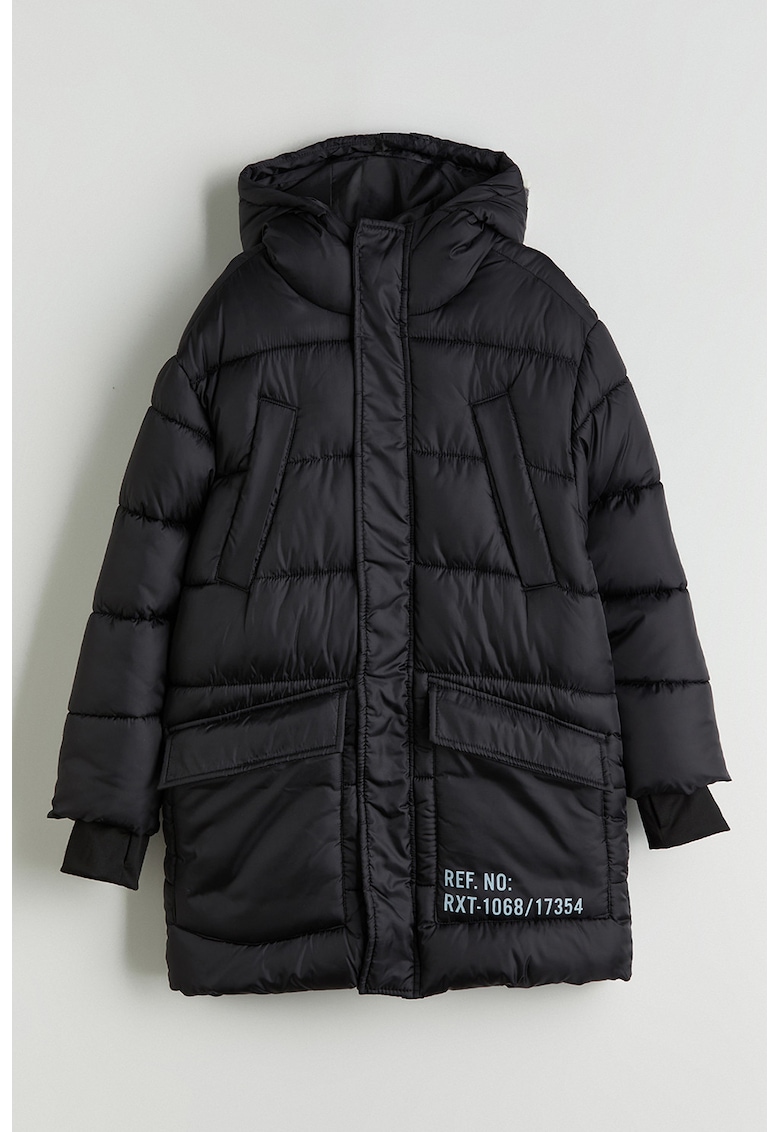 Свободно ватирано зимно яке с качулка LC WAIKIKI