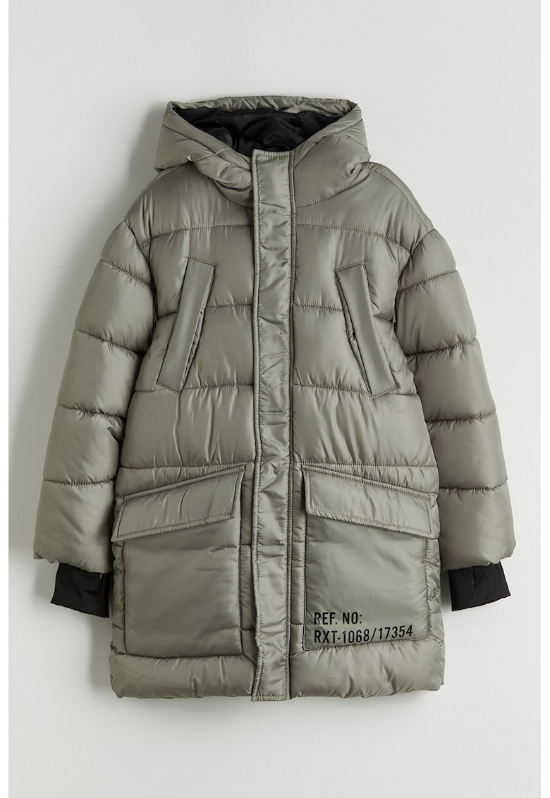 Свободно ватирано зимно яке с качулка LC WAIKIKI