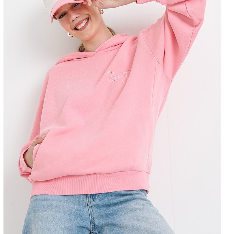 Свободно памучно худи Deboxina HUGO