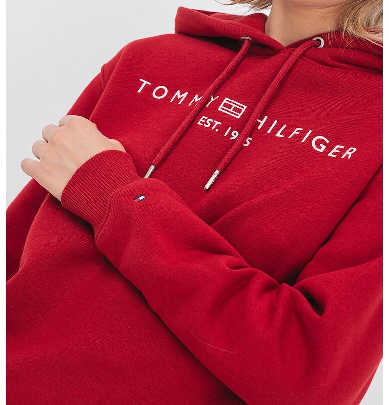 Свободно худи с връзка и бродирано лого Tommy Hilfiger