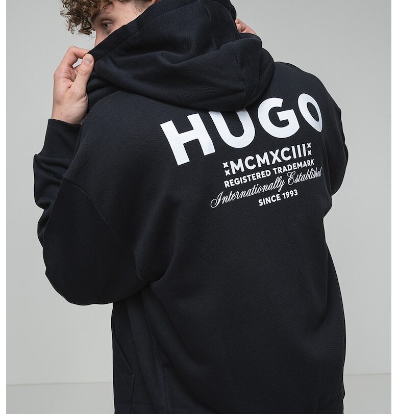 Свободно худи с контрастно лого HUGO