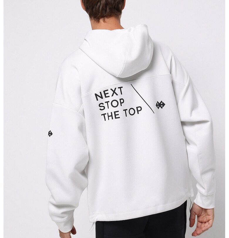 Свободно худи с надпис COLINS