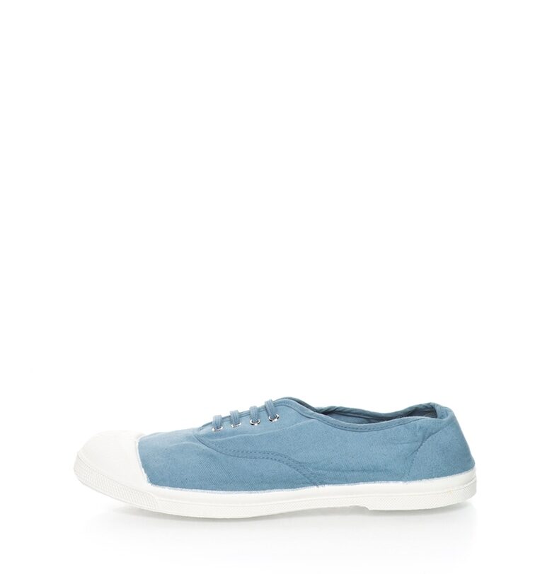 Сини платнени спортни обувки Bensimon