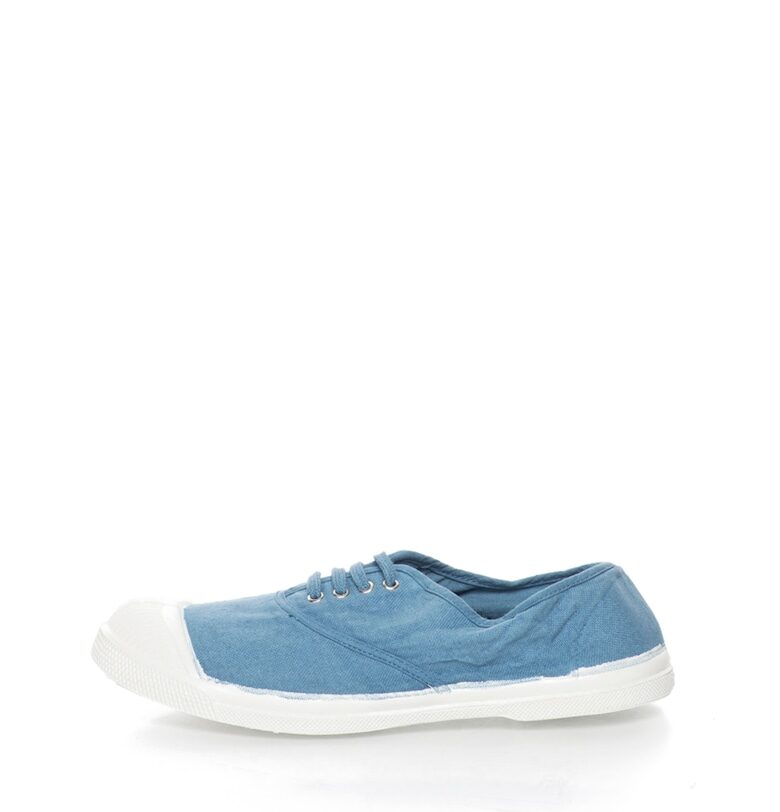 Сини платнени спортни обувки Bensimon