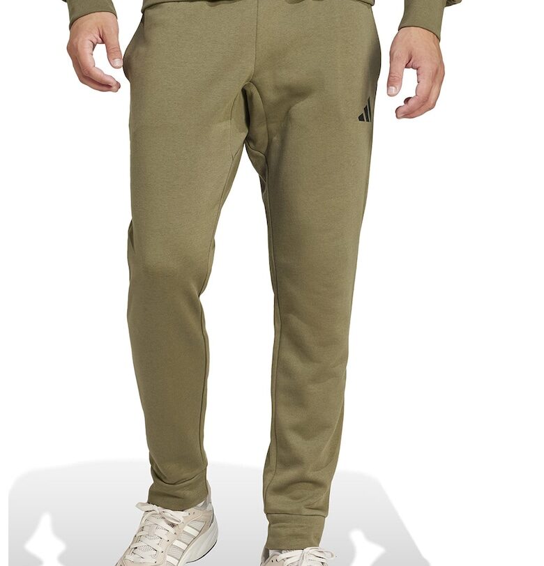 Скосен спортен панталон FeelCozy с връзка adidas Sportswear