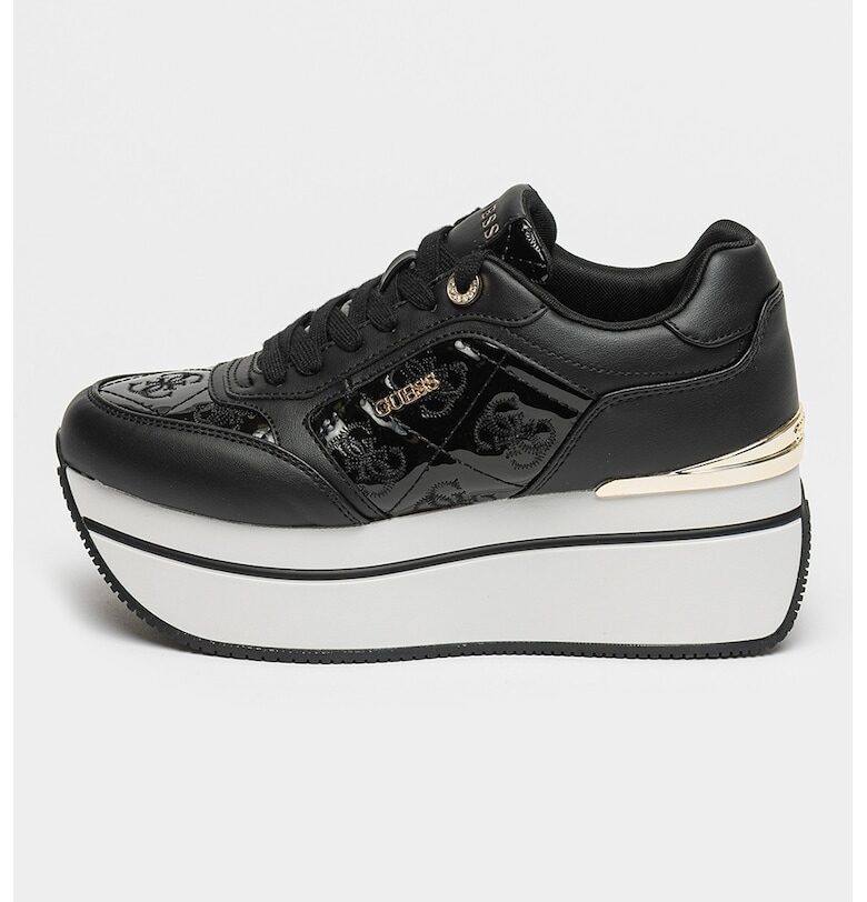 Скосени маратонки от еко кожа GUESS