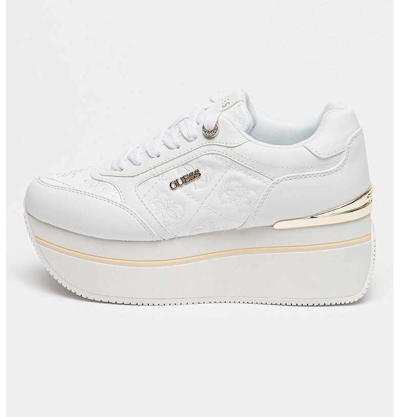 Скосени маратонки от еко кожа GUESS