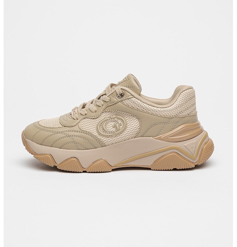 Скосени маратонки със синтетика GUESS