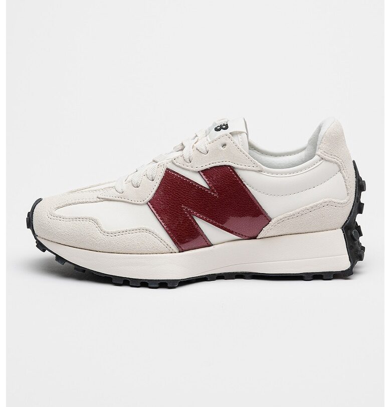 Скосени спортни обувки 327 с кожа New Balance