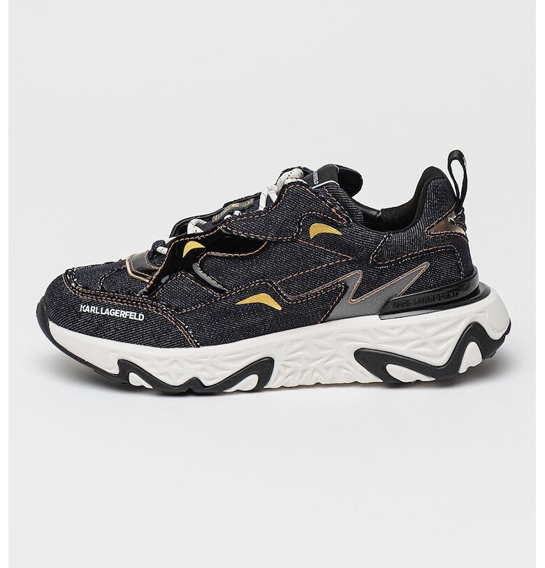 Скосени спортни обувки от деним Karl Lagerfeld