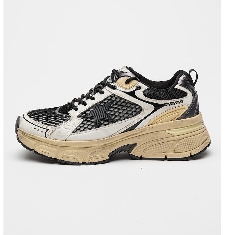 Скосени спортни обувки с кожа GOLDEN GOOSE