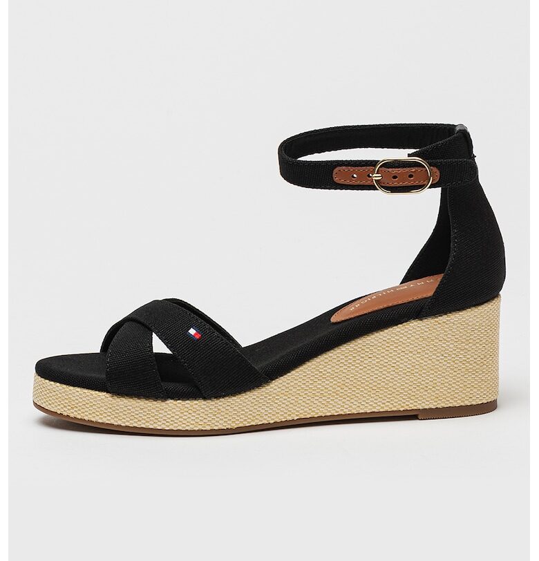 Скосени текстилни сандали Tommy Hilfiger