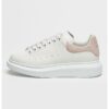 Скосени тренировъчни обувки от кожа и велур Alexander Mcqueen