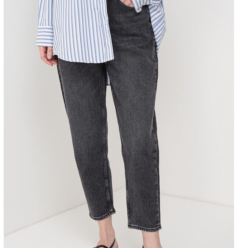 Скъсени дънки Mom с копчета Tommy Jeans