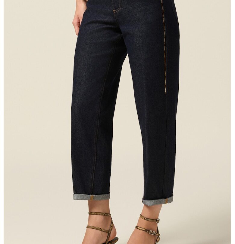 Скъсени дънки стил Mom Fit Oltre