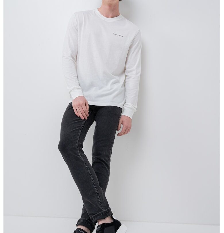 Слим блуза с овално деколте Tommy Jeans