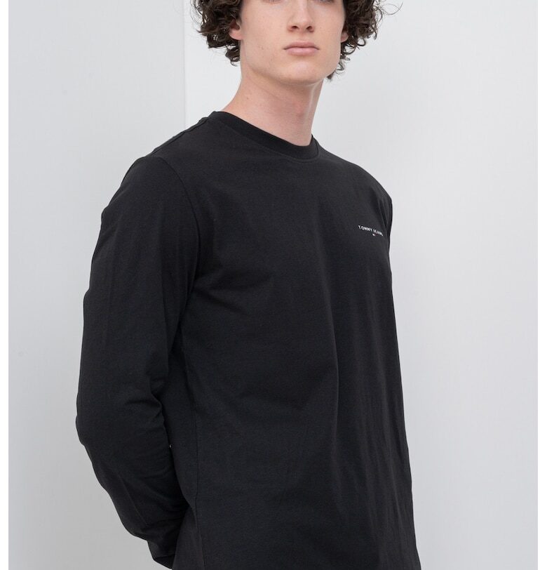 Слим блуза с овално деколте Tommy Jeans