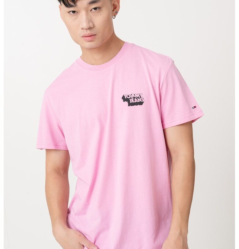 Слим памучна тениска Tommy Jeans