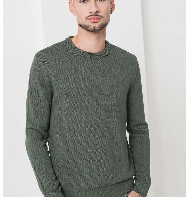 Слим пуловер от органичен памук Tommy Jeans