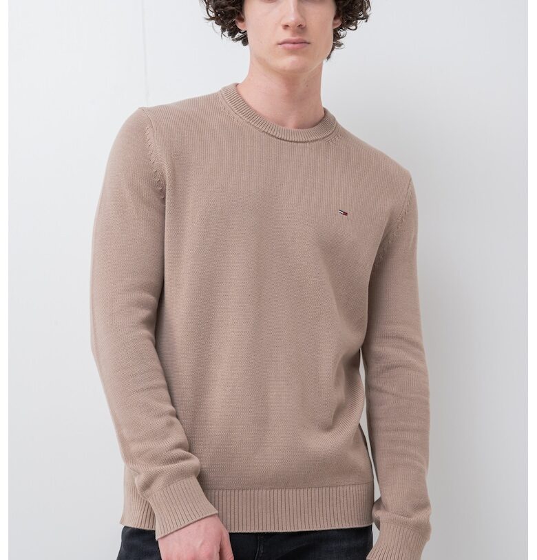 Слим пуловер от органичен памук Tommy Jeans