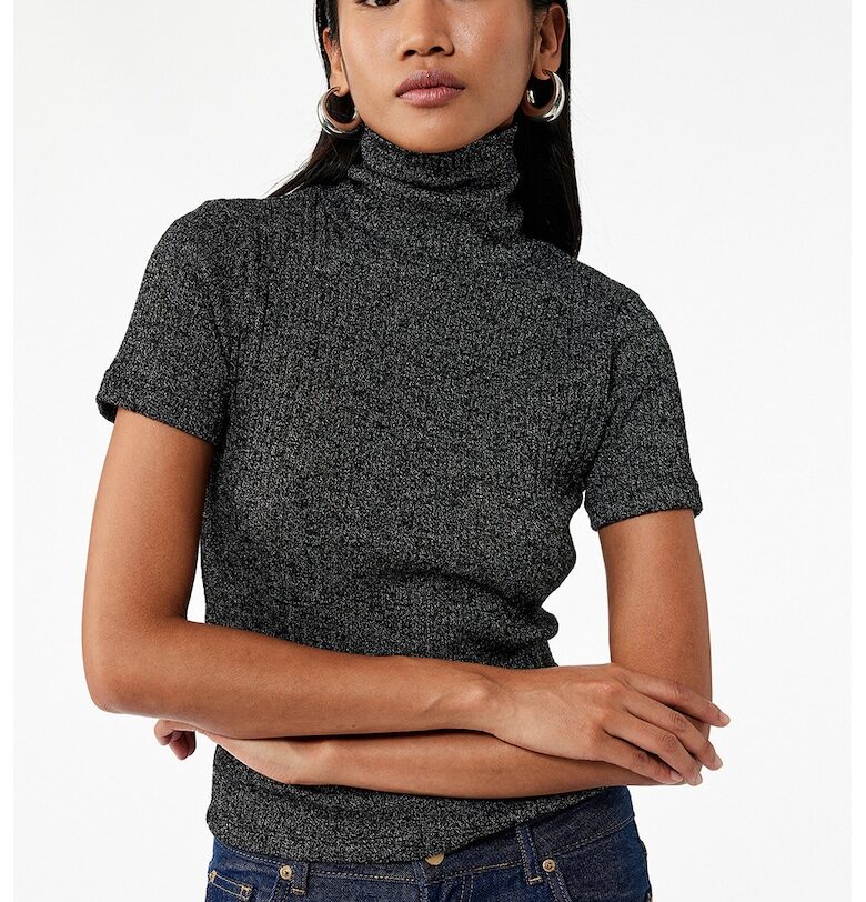 Слим пуловер с ниска яка KOTON