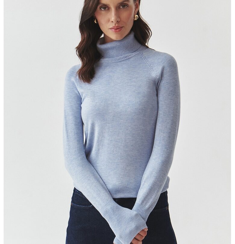 Слим пуловер с поло Tatuum