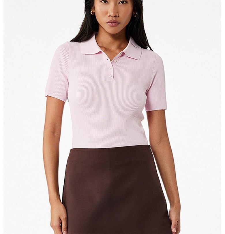 Слим пуловер с яка KOTON