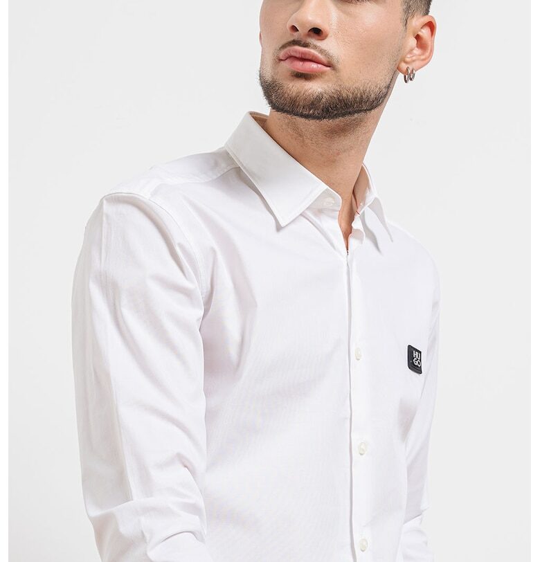 Слим риза Ermo с остра яка HUGO