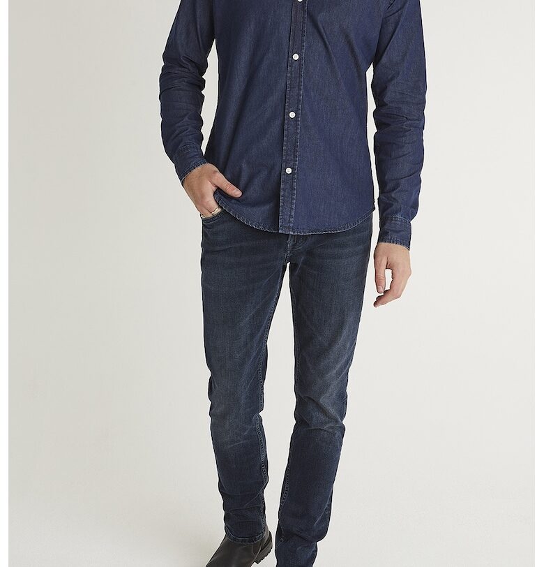 Слим риза от деним Pepe Jeans London