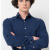 Слим риза с копчета на маншетите CALVIN KLEIN