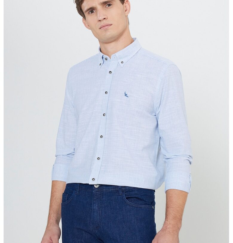 Слим риза с копчета на яката ACCo