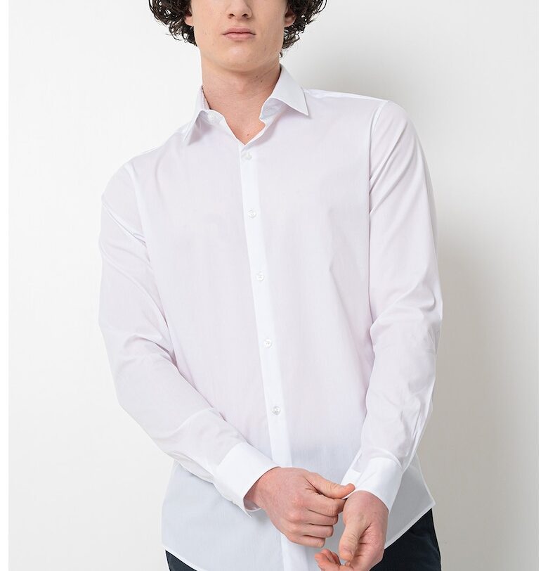 Слим риза с остра яка CALVIN KLEIN